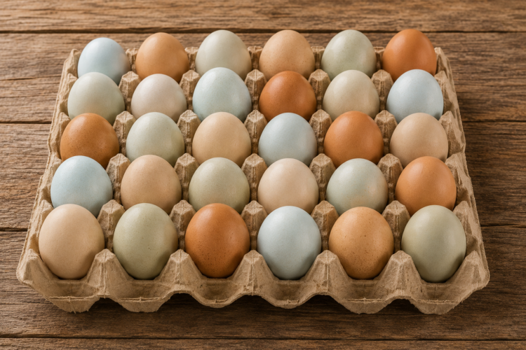 Huevos de Gallina Araucana – Bandeja de 30 Unidades